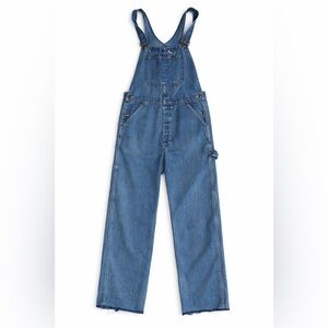 Big Mac Square Bak Vintage Denim Overalls 90s Workwear Wide Leg Farmer Indie